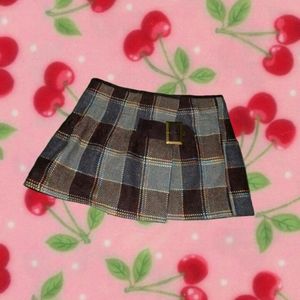 Free people brown knitted skirt